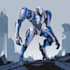 create futuristic cyberpunk style, mecha character