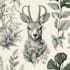draw an animal and botanical illustration
