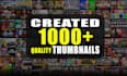 design custom youtube thumbnail for sports, gaming, vlogs, tech, finance channel