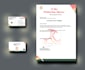 create custom business letter pads design