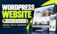 build a business wordpress website in german or english