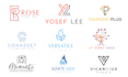 design modern monogram luxury logo