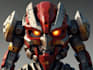 create a mecha robot character design