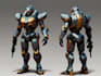 draw your mecha gundam robot