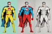 draw custom superhero pop art portrait