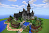 build survival base and village structure in minecraft