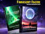create professional fantasy book cover and sci fi book cover
