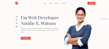 build personal portfolio website design wordpress portfolio website resume site