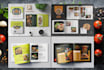design amazing editable food menu restaurant bi fold, tri fold