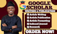 write and publish aricle in scopus, google scholar peer reviewed index journal