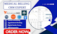 setup advancedmd medesk tebra phreesia saude vianet curemd medical billing crm