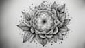 draw dotwork illustration for tattoo design
