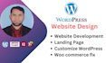 install wordpress theme customization and install plugin