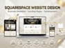 build squarespace business website squarespace landing page website development