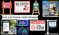 custom yard sign, hoarding, flayers, roll up banner backdrop
