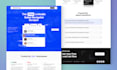 create responsive web design, landing page design, figma UX UI website redesign