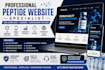 build fda compliant peptide website or research peptide woocommerce website