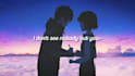 create an aesthetic anime lyric video amv using your music