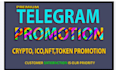 set up crypto ads and promote your telegram channel