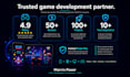 develop a complete 2d or 3d game in unity or unreal engine