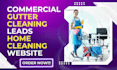 do commercial cleaning leads window home cleaning leads gutter cleaning website