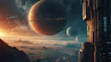 create a unique sci fi book cover