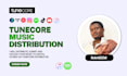 distribute, upload and submit your music to digital stores using tunecore