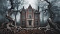 do mystical horror dark environment concept art or landscape