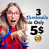 make professional youtube thumbnail and free revisions