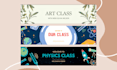 custom google classroom header design