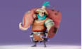 model stylized 3d character for games