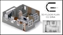 turn your 2d floor plan into a stunning 3d plan and animation
