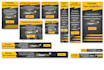 design web banner, header or ad