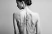 create black and white minimalist tattoo