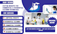 design a cleaning website, commercial cleaning, residential cleaning website