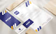 design professional invoices, letterheads and presentation folders