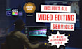 do professional video editing for all platforms in 24 hours