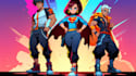 create an own bright cartoon character design illustration