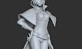 do 3d anime figure model 3d figurine statue cartoon action chibi character model