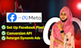 setup or fix your meta facebook pixel and conversion API