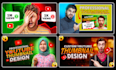 design attractive unique clickbait youtube thumbnail design