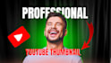eye catching youtube thumbnail design in 2 hours