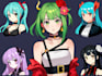 draw anime and game style characters art