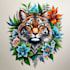 draw botanical and animal tattoo design