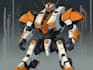 illustrate mecha vector art for your brand