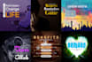design quality image quotes or posters in arabic and english