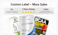 do product label design, supplement label design, packaging label design