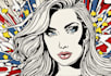 draw a retro pop art roy lichtenstein style