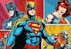 draw custom superhero pop art portrait