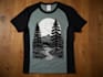 draw unique custom linocut tshirt in my style
